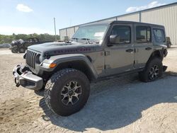 Salvage SUVs for sale at auction: 2018 Jeep Wrangler Unlimited Rubicon