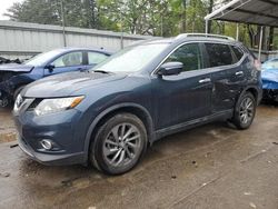 Salvage cars for sale at Austell, GA auction: 2016 Nissan Rogue S