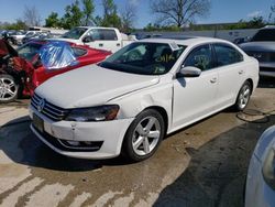 Salvage cars for sale from Copart Bridgeton, MO: 2013 Volkswagen Passat SE