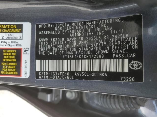 2012 Toyota Camry Base