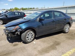 Salvage cars for sale from Copart Pennsburg, PA: 2018 Toyota Corolla L