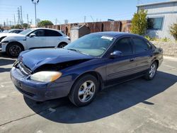Ford Taurus SES salvage cars for sale: 2002 Ford Taurus SES