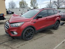 Salvage cars for sale at Moraine, OH auction: 2017 Ford Escape SE