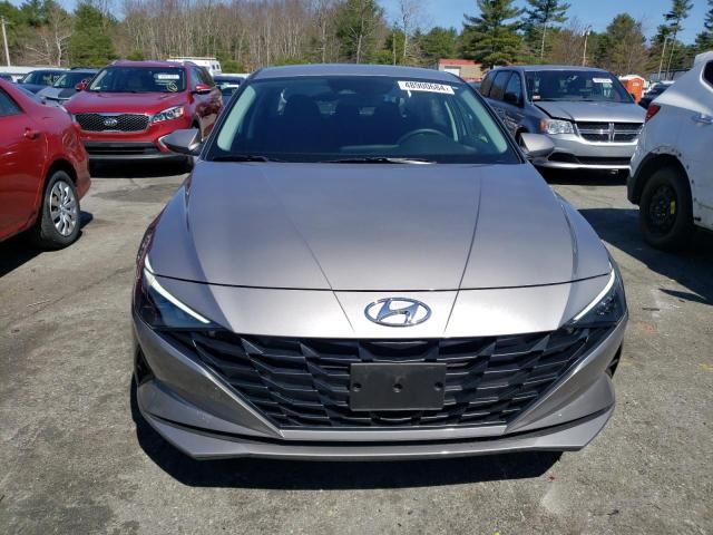 2021 Hyundai Elantra Blue