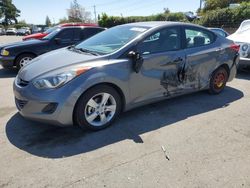 Salvage cars for sale at San Martin, CA auction: 2013 Hyundai Elantra GLS