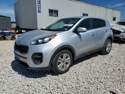 Salvage cars for sale at New Braunfels, TX auction: 2018 KIA Sportage LX