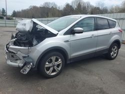 Salvage cars for sale from Copart Assonet, MA: 2015 Ford Escape SE