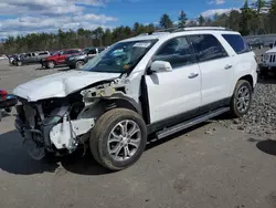 Salvage cars for sale at Windham, ME auction: 2016 GMC Acadia SLT-1