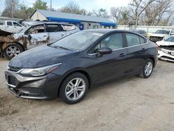 Salvage cars for sale at Wichita, KS auction: 2017 Chevrolet Cruze LT