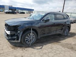 Salvage cars for sale at Woodhaven, MI auction: 2023 Mazda CX-9 Touring