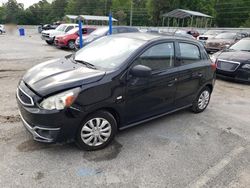 Salvage cars for sale from Copart Savannah, GA: 2018 Mitsubishi Mirage ES