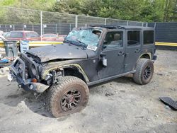 Salvage cars for sale at Waldorf, MD auction: 2013 Jeep Wrangler Unlimited Rubicon