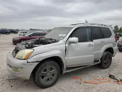 Salvage cars for sale at Houston, TX auction: 2004 Lexus GX 470