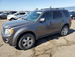 Ford Escape XLT salvage cars for sale: 2011 Ford Escape XLT