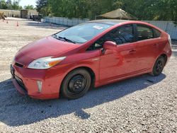 Salvage cars for sale from Copart Knightdale, NC: 2015 Toyota Prius