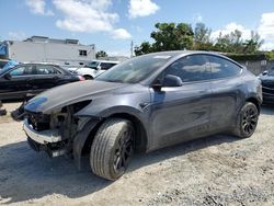 Salvage cars for sale from Copart Opa Locka, FL: 2023 Tesla Model Y