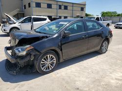 Salvage cars for sale from Copart Wilmer, TX: 2015 Toyota Corolla L