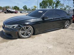 Salvage cars for sale from Copart Riverview, FL: 2017 BMW 750 I