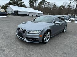 Salvage cars for sale at North Billerica, MA auction: 2013 Audi S7 Prestige
