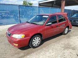 Salvage cars for sale from Copart Riverview, FL: 2002 Toyota Corolla CE