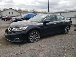 Salvage cars for sale at York Haven, PA auction: 2015 Honda Accord Sport