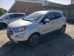 Salvage cars for sale from Copart Hayward, CA: 2020 Ford Ecosport Titanium