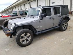 Salvage cars for sale at Louisville, KY auction: 2017 Jeep Wrangler Unlimited Sahara