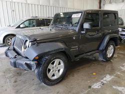 Salvage cars for sale at Franklin, WI auction: 2017 Jeep Wrangler Sport