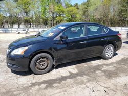 Salvage cars for sale at Austell, GA auction: 2013 Nissan Sentra S