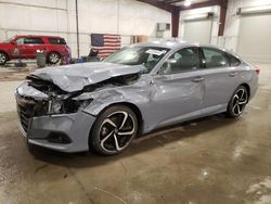 Salvage cars for sale at Avon, MN auction: 2022 Honda Accord Hybrid Sport