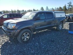 Salvage cars for sale from Copart Windham, ME: 2010 Toyota Tacoma Double Cab Long BED