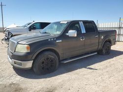 Salvage trucks for sale at Andrews, TX auction: 2005 Ford F150 Supercrew