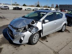 Salvage cars for sale at Littleton, CO auction: 2016 Toyota Prius C
