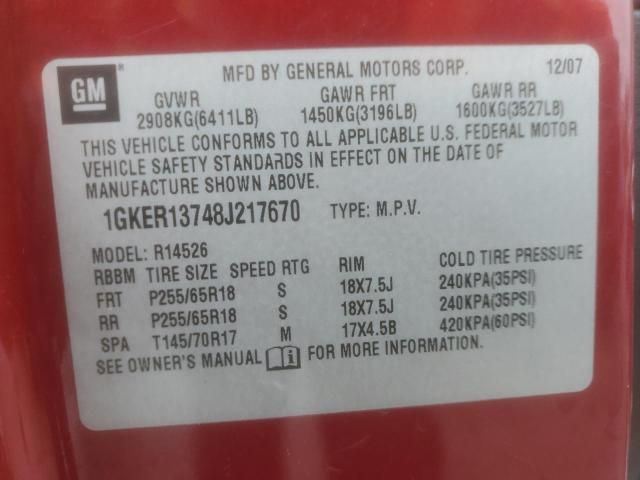 2008 GMC Acadia SLE