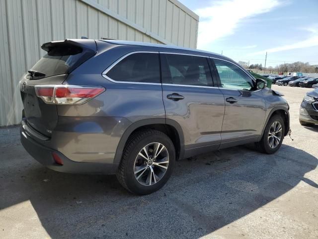 2016 Toyota Highlander XLE