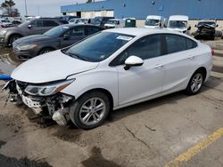 Chevrolet salvage cars for sale: 2017 Chevrolet Cruze LT