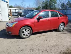 Salvage cars for sale from Copart Lyman, ME: 2009 Ford Focus SES
