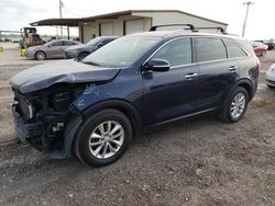Salvage cars for sale at Temple, TX auction: 2018 KIA Sorento LX