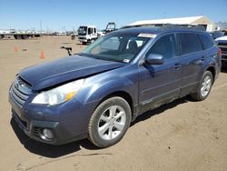 Subaru salvage cars for sale: 2013 Subaru Outback 2.5I Premium