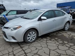 Salvage cars for sale from Copart Woodhaven, MI: 2016 Toyota Corolla L