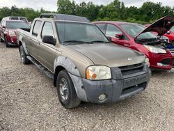 Salvage trucks for sale at Memphis, TN auction: 2002 Nissan Frontier Crew Cab XE