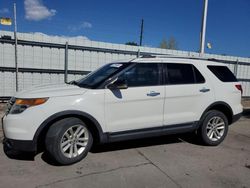 Salvage cars for sale at Littleton, CO auction: 2011 Ford Explorer XLT