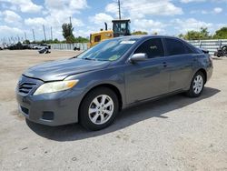 Salvage cars for sale from Copart Miami, FL: 2011 Toyota Camry Base