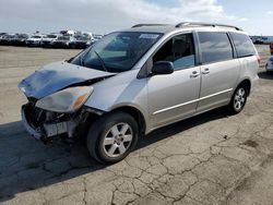 Salvage cars for sale from Copart Martinez, CA: 2005 Toyota Sienna CE