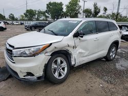 Salvage cars for sale from Copart Riverview, FL: 2016 Toyota Highlander Limited