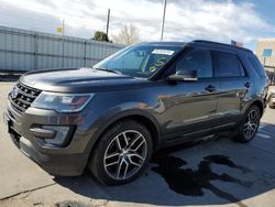 Salvage cars for sale from Copart Littleton, CO: 2016 Ford Explorer Sport