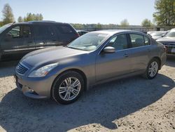 Vehiculos salvage en venta de Copart Arlington, WA: 2012 Infiniti G25