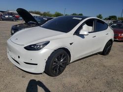 Salvage cars for sale at Sacramento, CA auction: 2021 Tesla Model Y