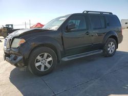 Salvage cars for sale at Grand Prairie, TX auction: 2011 Nissan Pathfinder S