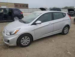 Salvage cars for sale at Kansas City, KS auction: 2017 Hyundai Accent SE